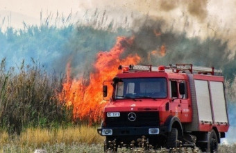 Φωτιά στο Κυριάκι Βοιωτίας – Επιχειρούν εναέρια μέσα